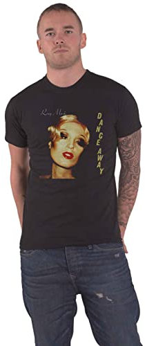Roxy Music T Shirt Dance Away Album Band Logo Mens Black XXL