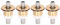 Excavator Joystick Handle,4 Pcs Excavator Joystick Handle Professional Excavator Control Valve Warhead Handle Hydraulic Button for CAT 320C