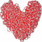 Yowamho 900 elastique Blanc et rouge avec 24 S-clips et 1 petit crochet, élastiques pour bracelets.