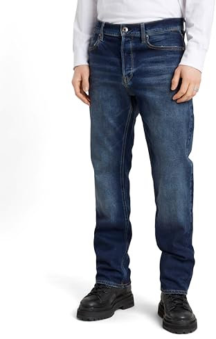 G-Star Herren Dakota Regular Straight Jeans, Blau (worn in dusk blue D23691-C052-B843), 34W / 32L