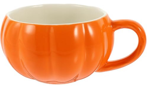 BESTonZON Keramik-Kürbis-Tasse Für Zuhause Halloween-Kürbisbecher Keramik-Tasse Kürbis-Tasse Keramik-Tasse Kaffeetasse Keramik-Wasserbecher Heim-Wasserbecher Trinkgläser Halloween-