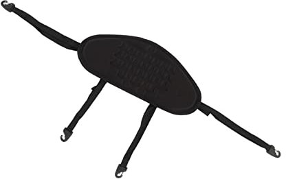 BORDSTRACT Kayak Backrest, Kayak Backrest EVa Surfing Backband, Comfortable Waterproof Canoe Backrest Support with Adjustable Strap Black, Kayak Non Slip Canoe Seat Backrest