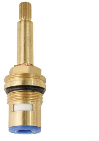 BlissfulAbode Nucleo della valvola dell'acqua, stelo lungo e alto, inserto per rubinetto doccia e vasca da bagno, cartuccia a cartuccia flusso a un quarto di giro, guscio in rame, interruttore liscio