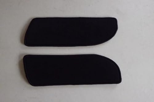 autix Teppiche Einstieg Trittstufen passend für Mercedes Sprinter VS30 2018 BR 907/910, Schwarz, Velour, 45x25 cm, 1 cm, mit Klettband, rutschfest, autix