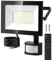 Lightasea Projecteur LED Exterieur Detecteur de Mouvement, 50W 5000LM 6500K Spot LED Extérieur Detecteur de Mouvement avec Télécommande, Etanche IP66 pour Jardin, Arrière-cour, Garage