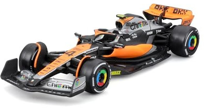 F1 McLAREN MCL60 2023 BRITISH GP – Fórmula 1 – LANDO NORRIS 4 – Escala 1:43 12 cm – Bburago 38087