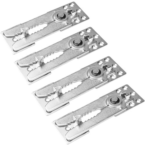 TCHOSUZ Confezione da 4 connettori componibili per divano con viti, clip in metallo per divano, connettore per mobili per divano