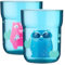 Landpark Trinkbecher Willi & Hedi für Kinder(2x 250 ml) - Kinderbecher aus Kunststoff - BPA Frei - Ideal geeignet auch als Zahnputzbecher