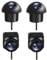 Car parking camera 2024 AHD 1080P 3D/2D 360 Degree HD Bird View System Camera Car Parking Surround View 4CH Video Recorder DVR Monitor Car reversing camera(32G)