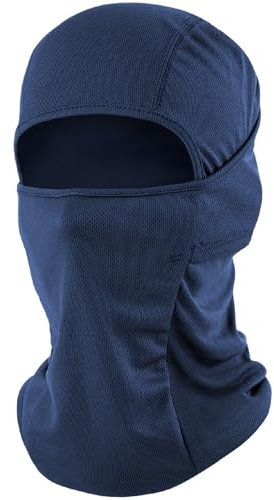 fuinloth Sturmhaube, Skimaske Balaclava, Motorrad Fahrrad gesichtshaube für Herren/Damen Marineblau