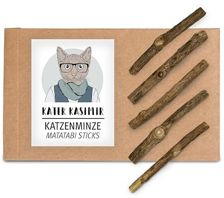 Matatabi Sticks (Katzenminze Sticks) als Katzenspielzeug oder Kausticks für die Zahnpflege