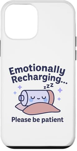 Batterie à recharge émotionnelle pour la santé mentale Coque pour iPhone 12 mini