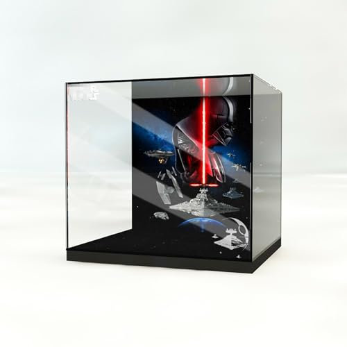 Acryl Schaukasten Vitrine Kompatibel Mit Lego Todesstern 75159, Vitrine Schaukasten Staubdicht Showcase Display Case für Lego 75159 (Ohne Modell Kit)