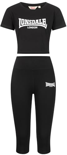 Lonsdale London IXWORTH Frauen Trainingsanzug schwarz M