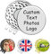 ZENTEE Personalised Golf Ball Markers Hat Clip, Custom Magnetic Ball Markers, Golf Accessories Gift for Golfers, Sliver