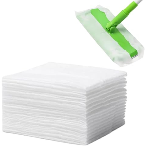 Trockenkehrtücher Mopppads 60 Stück Dry and Wet Mop zum Wischen und Reinigen des Bodens Bodentücher Trocken Kompatibel mit swiffer Sweeper