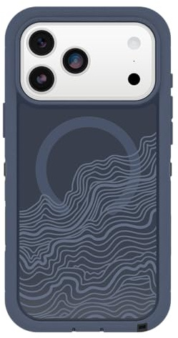 OtterBox Schutzhülle für iPhone 17 Pro Max Defender Series Pro XT, transparent, Offgrid – Blau – robuste, robuste und langlebige iPhone-Hülle, zum Aufstecken auf MagSafe