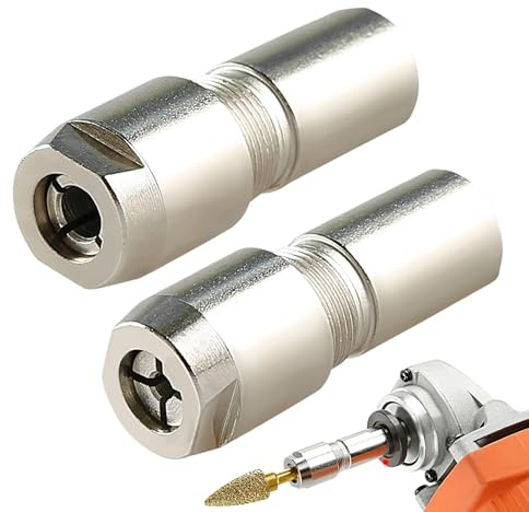 Angle Grinder Attachments,Non-Slip Steel Attachment | 6mm 3mm Angle Grinder Conversion Adapter | for Grinding Engraving Polishing Metal Wood Stone Rotary Tools