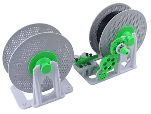 SUZLAZYR Hand-Cranked 3D Printer Filament Respooler - 1KG Filament Spool Winder Manual Spool Rewinder for PLA/PETG/ABS/TPU/Nylon, Efficient Winding Prevents Tangling