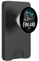 Vintage Finlandia Viaggio Souvenir Landmark Gift PopSockets PopWallet per MagSafe