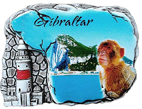 Kühlschrankmagnet, Motiv: Strait of Gibraltar, Souvenir, Geschenk, Sammlung, Heim- und Küchen-Dekoration, Magnet-Aufkleber, Strait of Gibraltar Kühlschrankmagnet