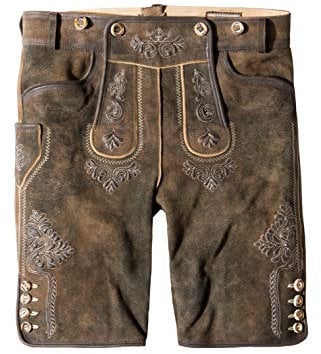 Stockerpoint Herren Beppo4 Trachtenlederhose, Bison gespeckt, 60