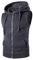 APAELEA Herren Tank Tops Ärmellose Hoodie Sommer Bodybuilding Fitness Muskelshirt Sportweste,Dunkelgrau,M