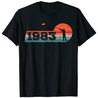Jahrgang 1983 Tontauben Geburtstagsshirts Tontaubenschießen T-Shirt