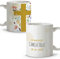 Taza personalizada. Bautizo Niño. Detealles Bautizo para Invitados. Regalos Originales Butizos. Taza Cerámica. Varios Diseños. Flores de Cruz.