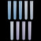 FineInno 9Pcs Reagenzgläser Acrylic Test Tubes Reagenzglas Runder Boden für Blumen Zum Hängen Reagenzglas-Vase Epoxy Molds für Silikonform Vase (9Pcs Acrylic Test Tubes)