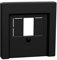 Schneider Electric Merten Zentralplatte für TAE/Audio/USB, IP20, System M, schwarz matt, Artikelnummer MEG4250-0403