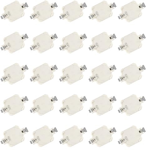 Alinan 25pcs CR1616 SMT Button Battery Holder Portable Battery for Gameboy GB GBC GBA Game Card Battery Button Cell Coin Holder Socket