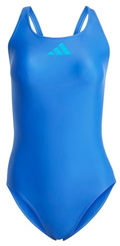 adidas Damen 3 Bars Swimsuit Badeanzug, Team royal Blue/Bright royal,
