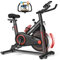 Cyclette da Casa con App, Cyclette Professionale Magnetica con Schermo LCD, Ultra Silenziosa 5DB, Sedili Comodi e Traspiranti, Aerobico Domestico, Supporto fino a 160KG Cyclette Per Casa