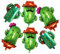 VANZACK 6Piezas Cactus Decoraciones para Fiestas Temáticas Mexicanas Arco de Globo para Cumpleaños y Shower