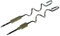 Knethaken SS-989643 kompatibel mit Tefal, Moulinex 8143, 8573, HT4111 Prepline Handmixer