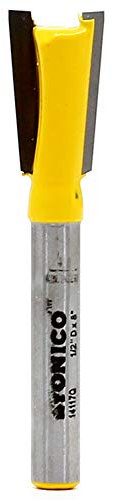 Yonico 14117q 8 X 1/2-Inch Dovetail Router Bit 1/4-Inch Shank