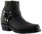 Grinders Renegade Lo Stivaletti Unisex di Pelle Marrone Stile Motociclista Cowboy 12