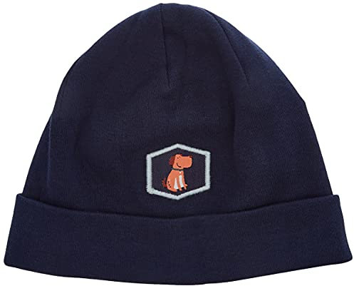 Sigikid Baby-Jungen Schlupfmütze Winter-Hut, Blau, 38
