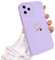 Newseego Hülle Kompatibel mit iPhone 11 Pro Stilvolles Gold Love Heart Design Weiches Flüssigsilikon iPhone 11 Pro Hülle Niedliches Kleines Herz Seitenrahmen Kamera Schutzhülle für iPhone 11 Pro-Lila