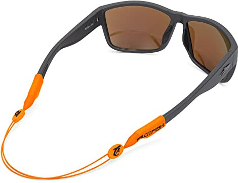Pilotfish No Tail verstellbarer Brillenhalter mit Kabelband: Sonnenbrillen, Brillen, Brillen (16 Zoll, Blaze Orange)