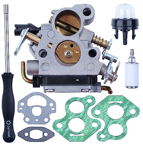 Gubeter Carburatore Cacciavite Kit Lampadina Primer, Per Mcculloch Cs340 Cs380 Motosega, /