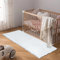 Latepis Teppich Weiß 60x180 cm Flauschiger Läufer Wohnzimmer Kurzflor Flauschig Runner Teppich Waschbar Fellteppich Flur Kunstfell