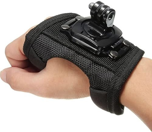 360 Degrees Wrist Band Arm Strap Belt Mount for GoPro Hero 11 10 9 8 Camera and compatible Action Cameras