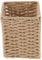 FOMIYES Stiftehalter Rattan Handgefertigt Weidengeflecht Stiftbecher Gewebt Make-Up-Pinselhalter Rebe Schreibtisch-Organizer Für Schreibwaren Blumenvase Heimbüro Tischdekoration