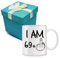 Magedon 70th Birthday Mug - Hilarious Joke Gift for Men & Women Turning 70. 70th Birthday Gifts for Dad, Mum, Grandad, Grandma, Husband - White