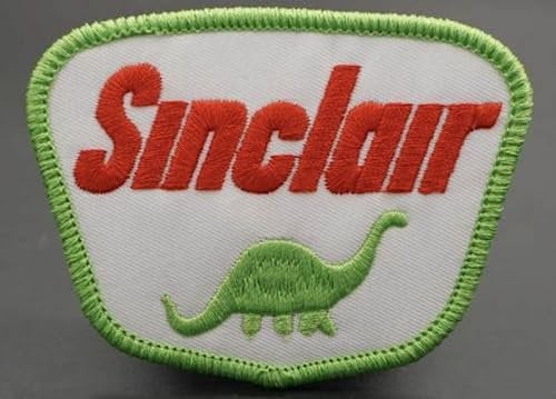 Sinclair Auto Centers Racing Logo Gas Öl Kraftstoff Mechaniker Auto Classic Motorsports 7,9 cm Aufnäher bestickt Patch für Kleidung