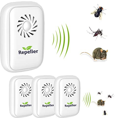 SHENGMI Plant Protection & Pest Control Control for Spiders,Repellent Pest Repeller,Ultrasonic Pest Repeller,Indoor Pest Control for Mice,Repellent plug in Pest Control,Electronic Mouse Repeller