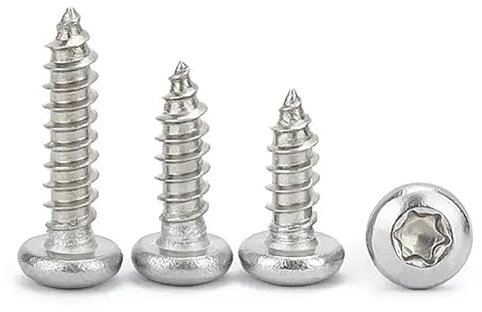 Viti autofilettanti Torx, M5 x 18 mm, in acciaio inox 304, viti autofilettanti per legno (50 pezzi)