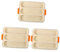 Garneck 3 Stück 3 Brot Silikonform Brotformen baking form silikonformen für steine DIY französische Brotform Formen backen kuchenform Form zum Brotbacken Silikonform backen Kieselgel Weiß